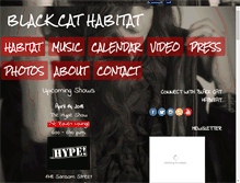 Tablet Screenshot of blackcathabitat.com